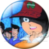 Chapa de Oliver y Benji: Benji Price (Sonriendo)