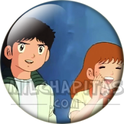Chapa de Oliver y Benji: Julian Ross (Con una Chica)