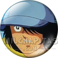 Chapa de Oliver y Benji: Ed Warner