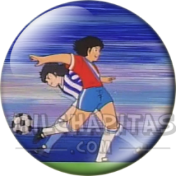 Chapa de Oliver y Benji: Pierre (Regateando)