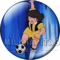 Chapa de Oliver y Benji: Pierre (Con el Balón)