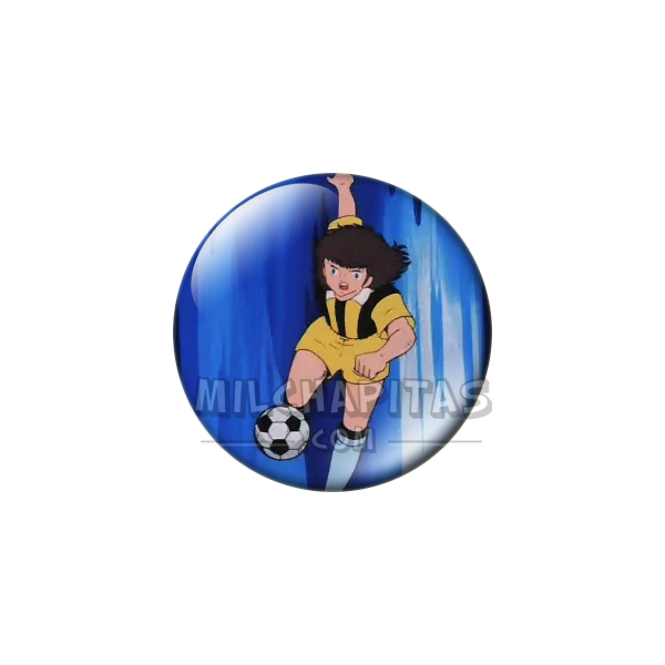 Chapa de Oliver y Benji: Pierre (Con el Balón)