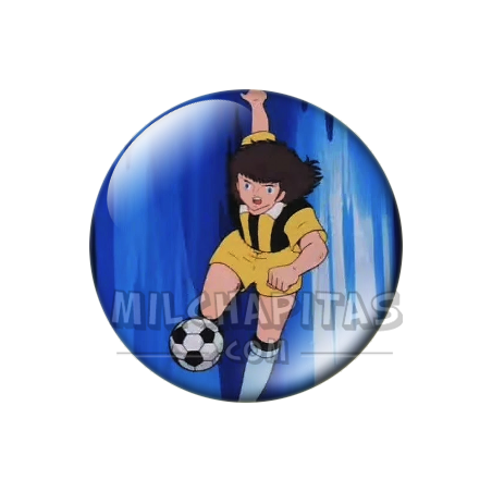 Chapa de Oliver y Benji: Pierre (Con el Balón)
