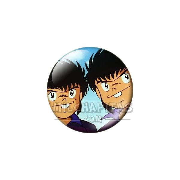 Chapa de Oliver y Benji: Hermanos Derrick