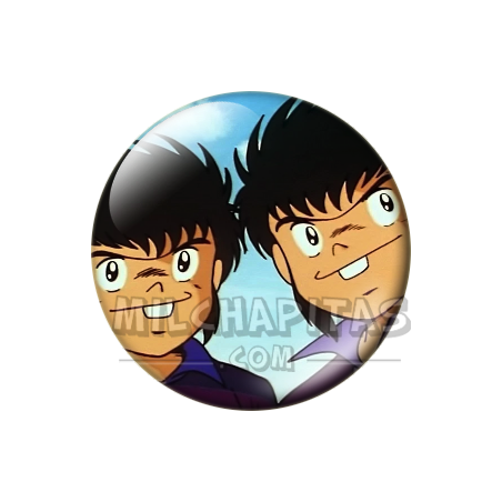 Chapa de Oliver y Benji: Hermanos Derrick
