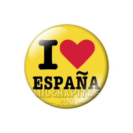 Chapa de I love...: I love España 1