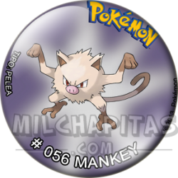 Chapa de Pokemon: Mankey