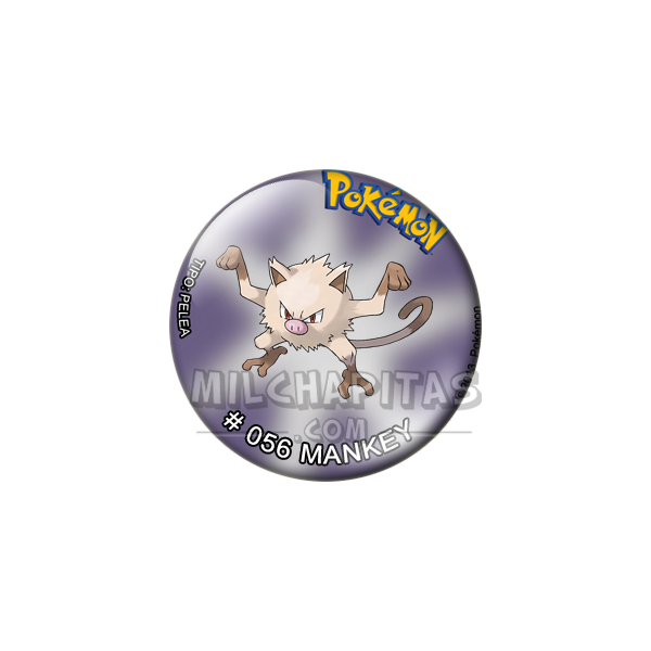 Chapa de Pokemon: Mankey