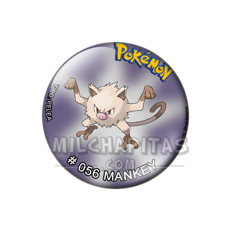 Chapa de Pokemon: Mankey