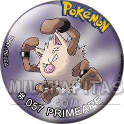 Chapa de Pokemon: Primeape