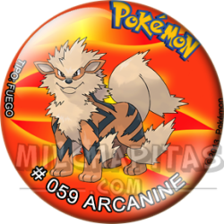 Chapa de Pokemon: Arcanine