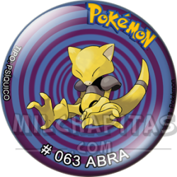 Chapa de Pokemon: Abra