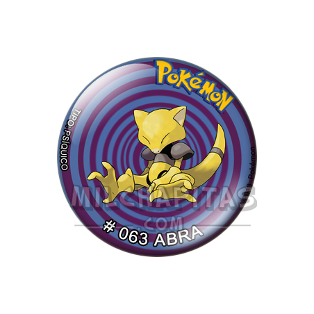 Chapa de Pokemon: Abra