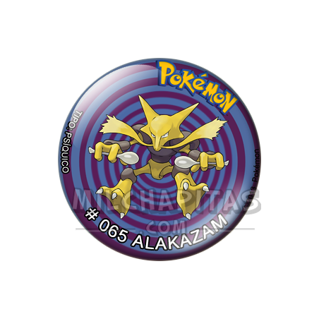 Chapa de Pokemon: Alakazam
