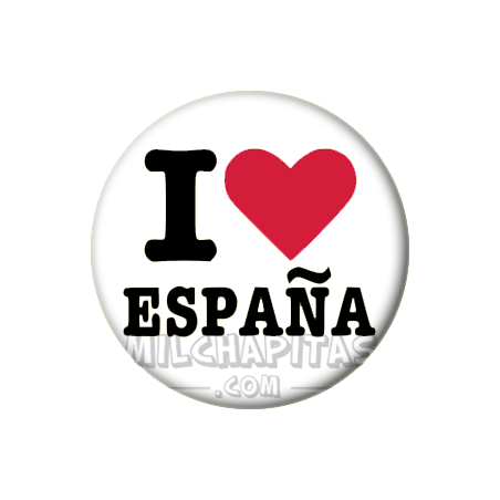 Chapa de I love...: I love España 2