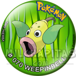 Chapa de Pokemon: Weepinbell