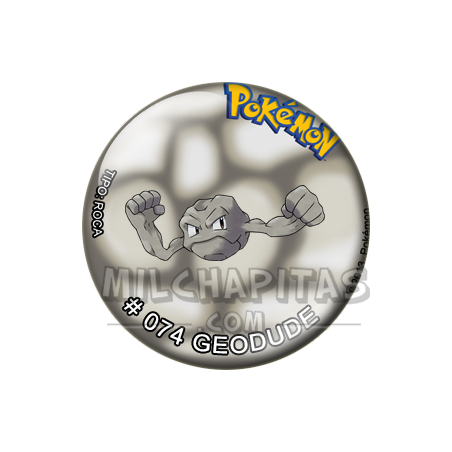 Chapa de Pokemon: Geodude