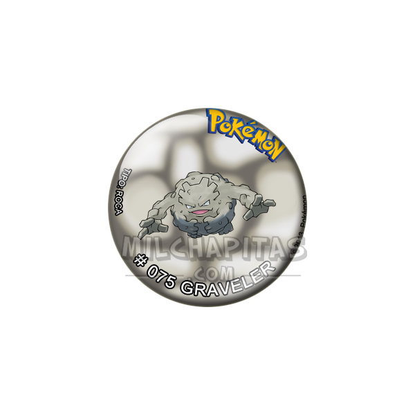 Chapa de Pokemon: Graveler