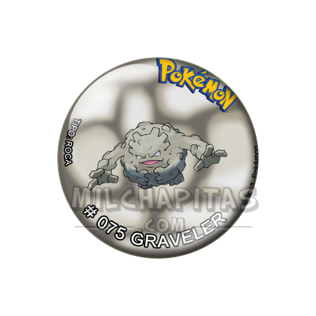 Chapa de Pokemon: Graveler