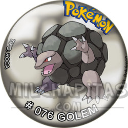 Chapa de Pokemon: Golem
