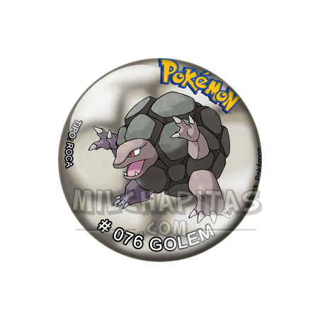 Chapa de Pokemon: Golem