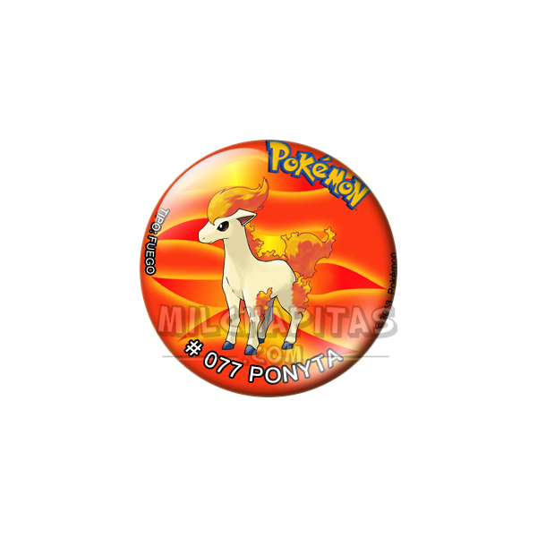 Chapa de Pokemon: Ponyta