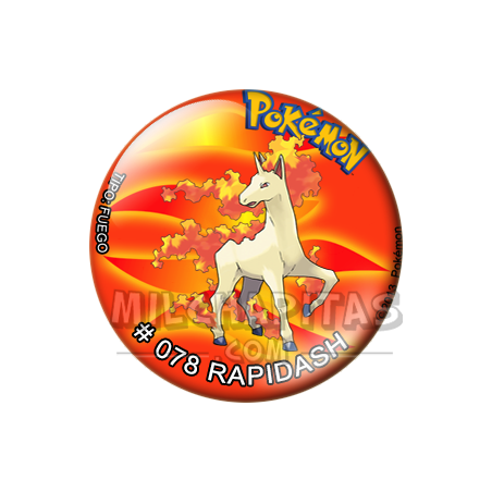 Chapa de Pokemon: Rapidash