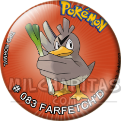 Chapa de Pokemon: Farfetch'd