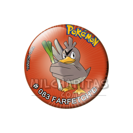 Chapa de Pokemon: Farfetch'd