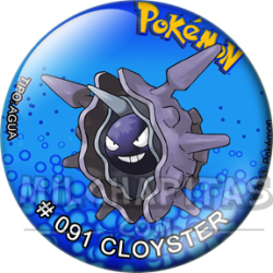 Chapa de Pokemon: Cloyster