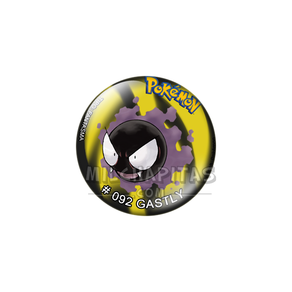 Chapa de Pokemon: Gastly