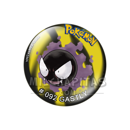 Chapa de Pokemon: Gastly