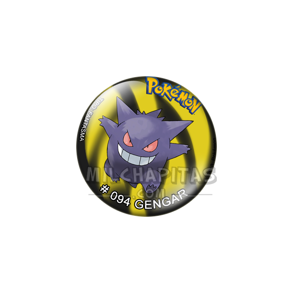 Chapa de Pokemon: Gengar