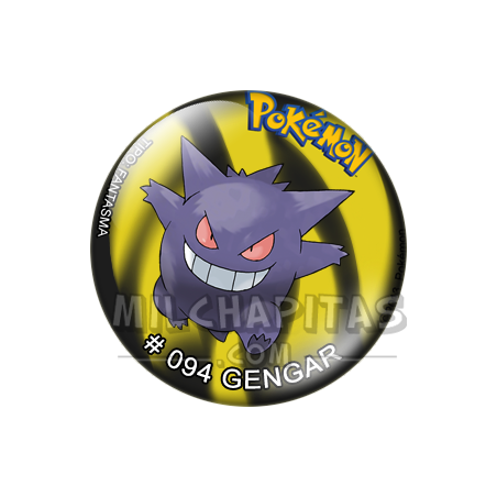 Chapa de Pokemon: Gengar