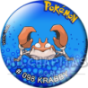 Chapa de Pokemon: Krabby