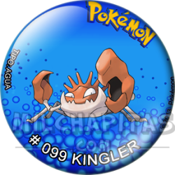 Chapa de Pokemon: Kingler
