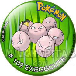 Chapa de Pokemon: Exeggcute