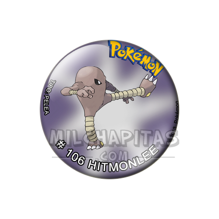 Chapa de Pokemon: Hitmonlee