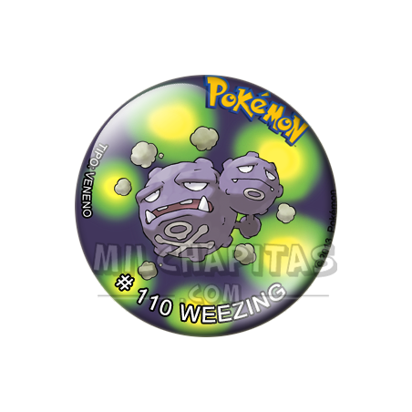 Chapa de Pokemon: Weezing