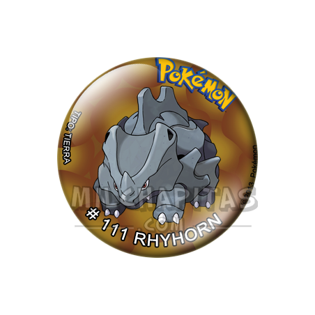 Chapa de Pokemon: Rhyhorn