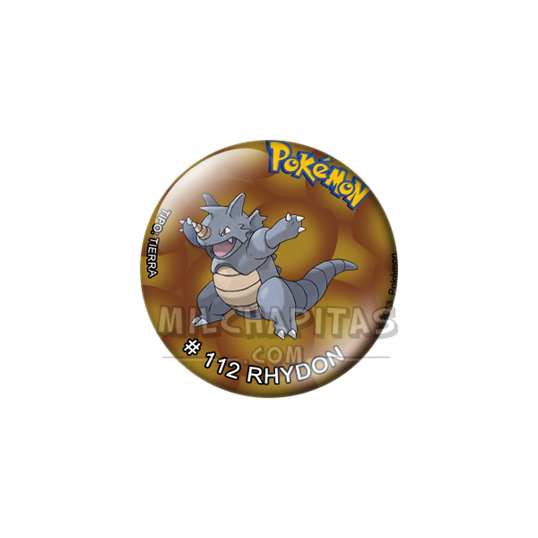Chapa de Pokemon: Rhydon
