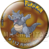 Chapa de Pokemon: Rhydon