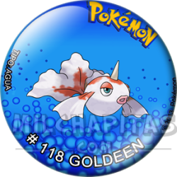 Chapa de Pokemon: Goldeen