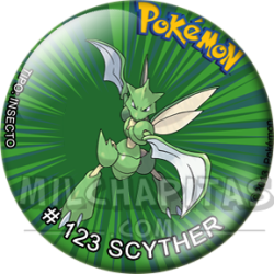 Chapa de Pokemon: Scyther