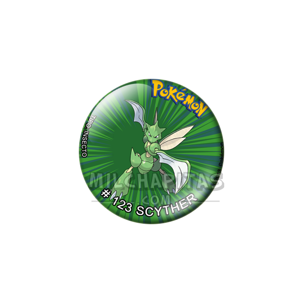 Chapa de Pokemon: Scyther
