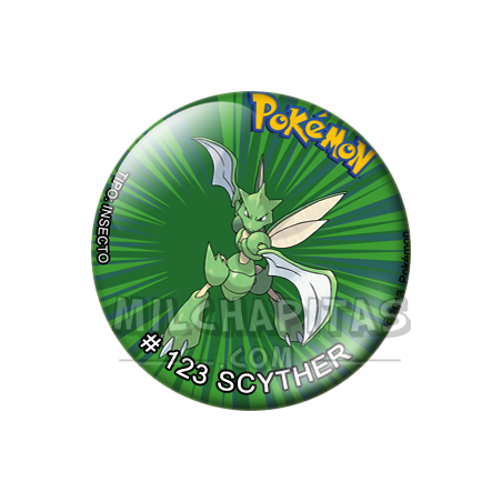 Chapa de Pokemon: Scyther