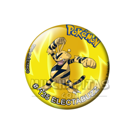 Chapa de Pokemon: Electabuzz