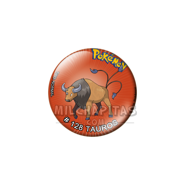 Chapa de Pokemon: Tauros