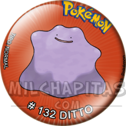 Chapa de Pokemon: Ditto