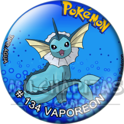 Chapa de Pokemon: Vaporeon